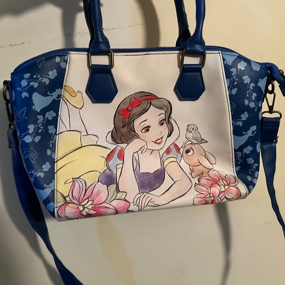 Disney Blue and White Tote Bag